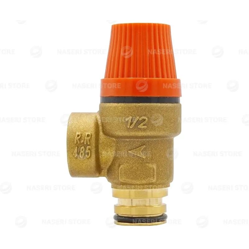 بررسی و خرید شیر اطمینان برنجی اورینگی رایا - فروشگاه ناصری