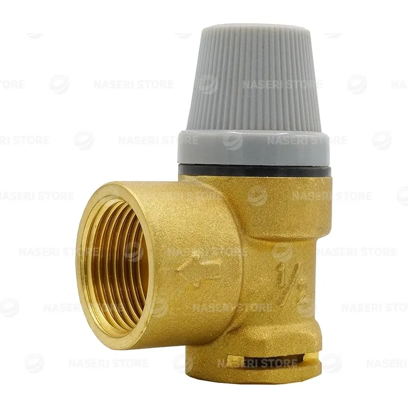 بررسی و خرید شیر اطمینان برنجی باکسی داخل اورینگی پکنز - فروشگاه ناصری