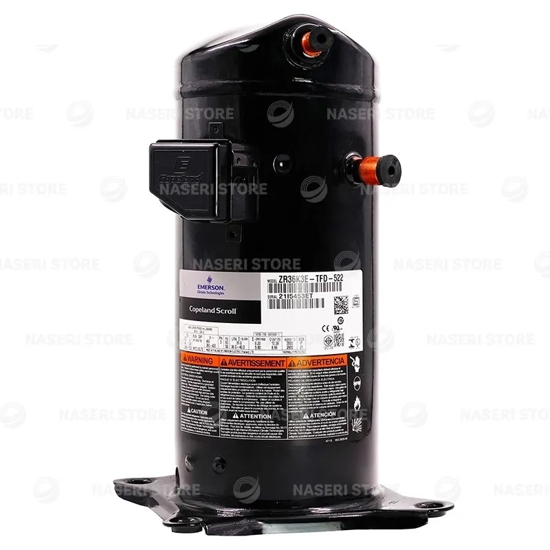 بررسی و خرید کمپرسور اسکرال ZR36 K3E TFD Copeland - فروشگاه ناصری