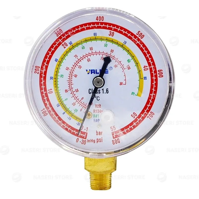 بررسی و خرید ساعت گیج قرمز والو - فروشگاه ناصری
